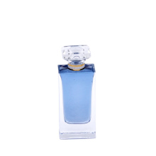 Customized  wholesale exquisite transparent square glass perfume bottles